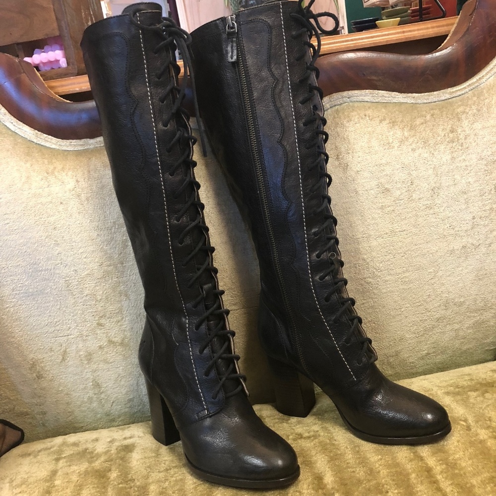 SampleSale Find! Frye Parker Dutchess Lace Up Boot